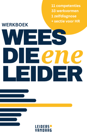 Wees die ene leider_boekomslag